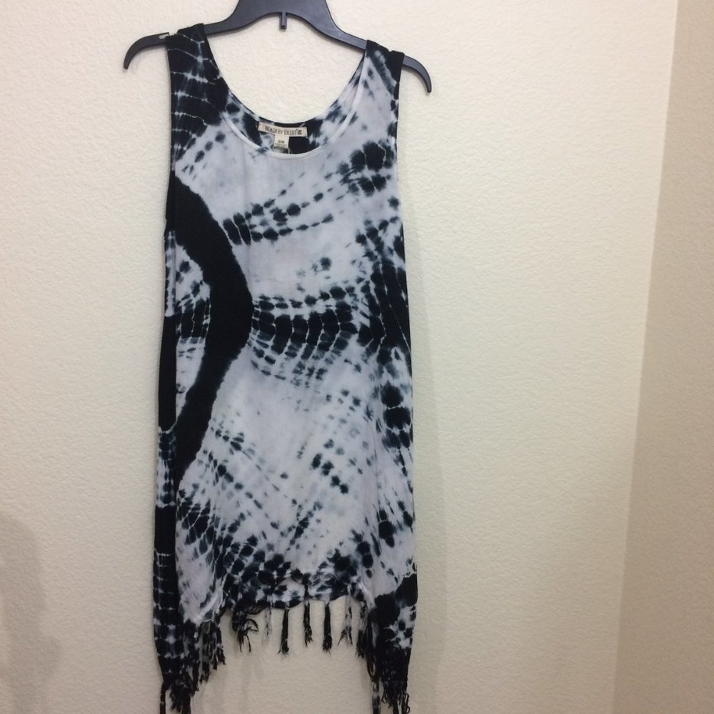 Beach by Exist Tie Dye Coverup Tunic Dress - Picture 2 of 10